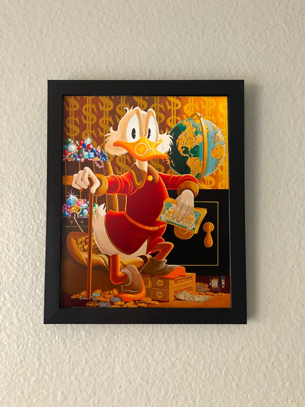 Scrooge McDuck Wall Art